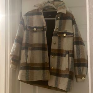 Zara Plaid Jacket
